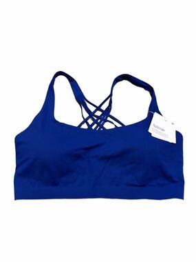 NWT Lululemon FlexyFlex Yoga Bra *Light Support, D-DDD Cups (Deep Sea Blue) L/XL